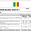 Sujet du bfem blanc 2025 1er semestre mathématiques