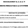 EPREUVE BAC 2022 ECM SÉRIE A C D E TI CAMEROUN