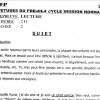 SUJET BEPC 2022 LECTURE BENIN