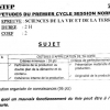 SUJET BEPC 2022 SVT BENIN